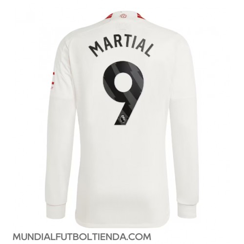 Camiseta Manchester United Anthony Martial #9 Tercera Equipación Replica 2023-24 mangas largas